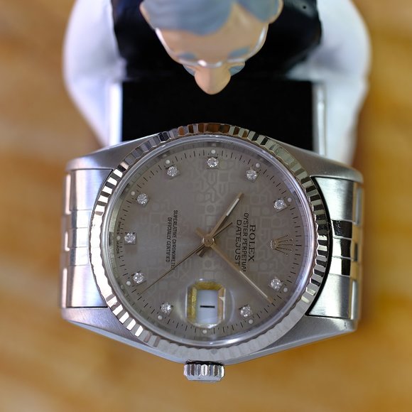 Rolex Datejust Factory Silver Jubilee Dial 36mm - Picture 4 of 8